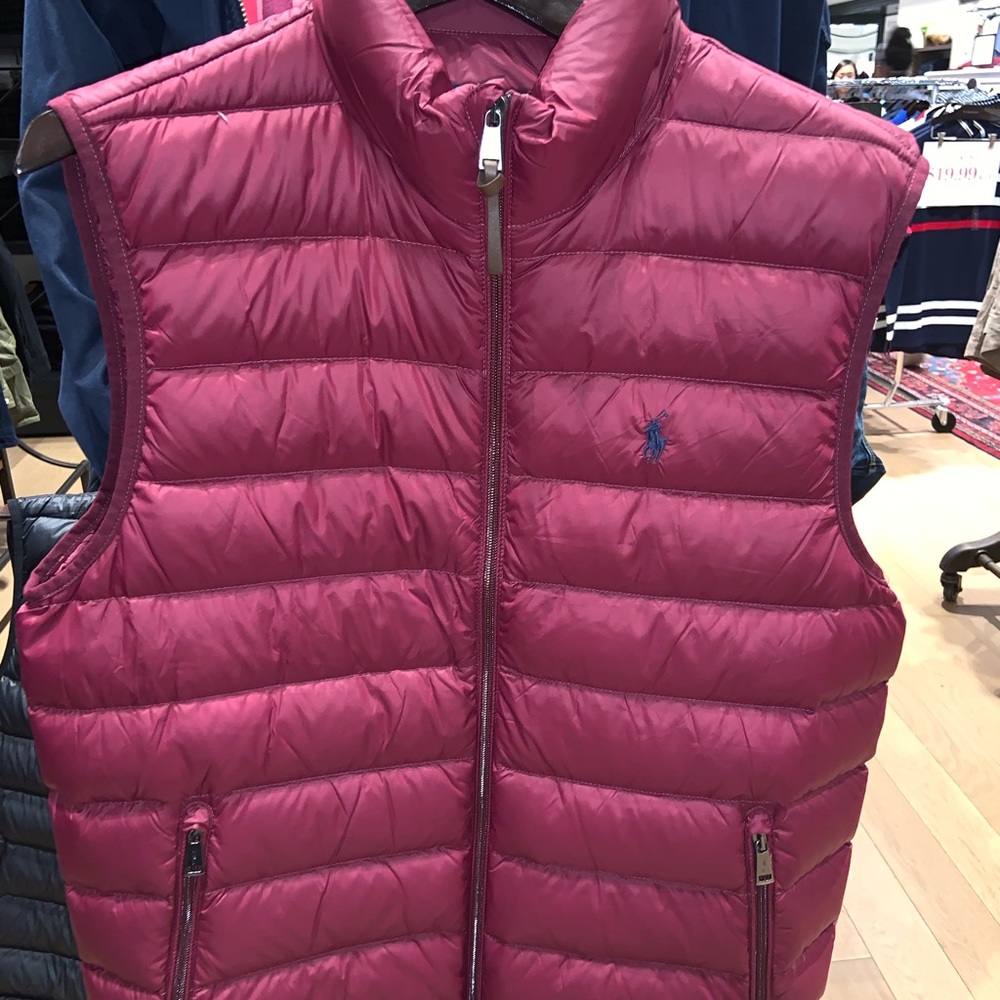 Men’s vest, Burgundy and black camouflage, - Picture 2 of 8